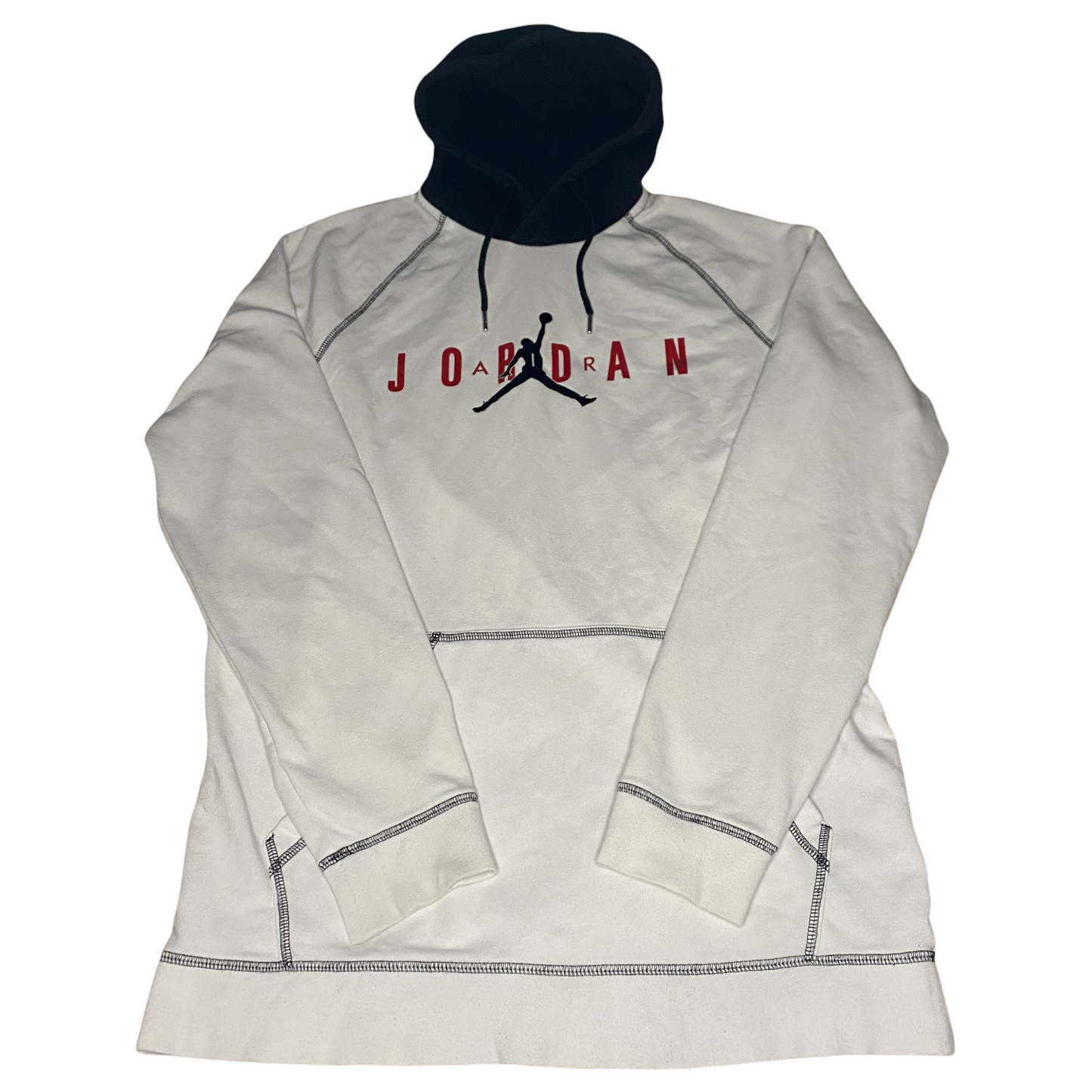 Air Jordan White Box-Logo Hoodie