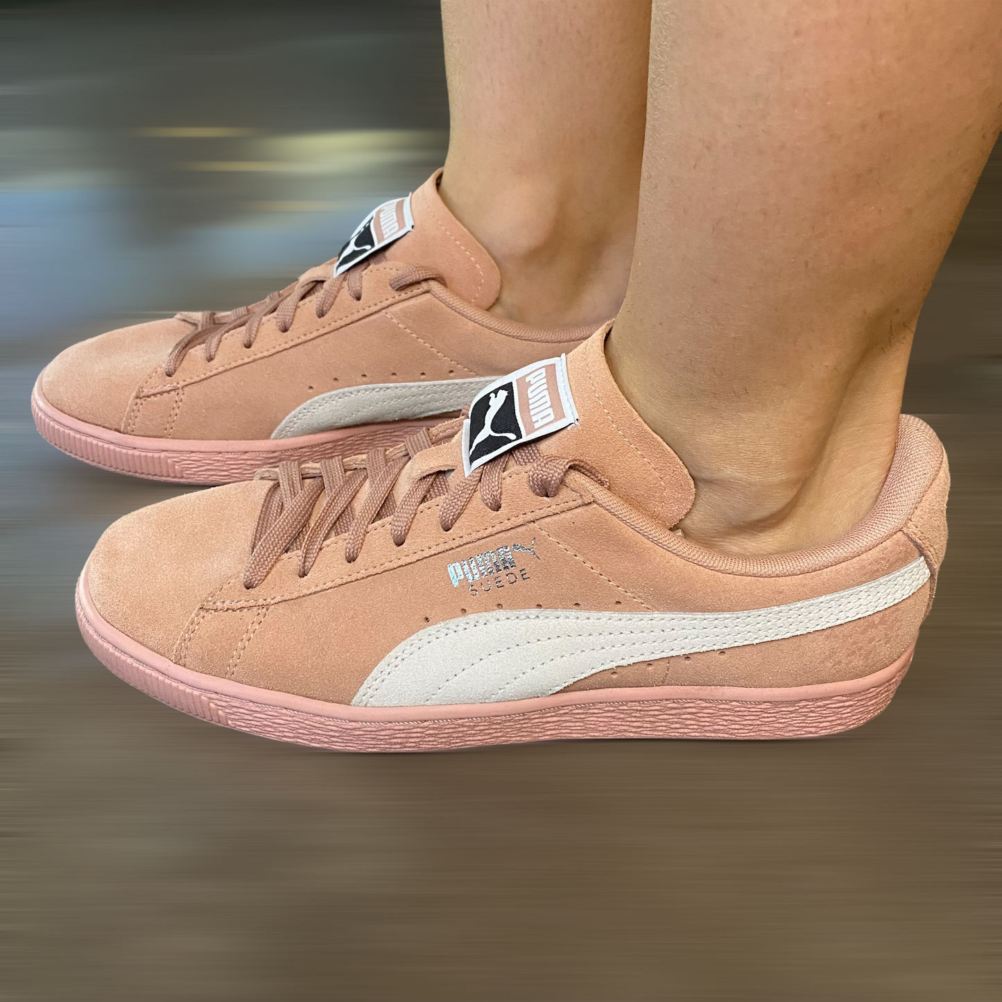 Puma Low Leather Suede Sneakers