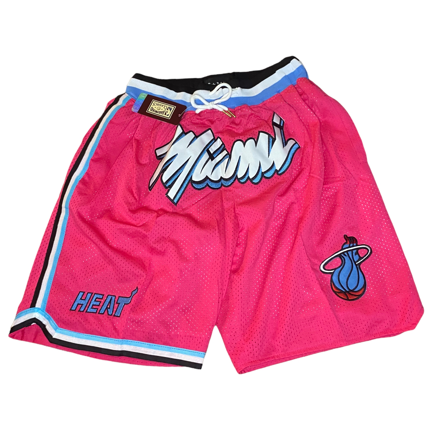JUST DON Miami Heat Vice City Stitched Shorts